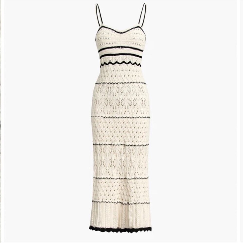 Olive + Oak Crochet Summer Boho Midi Dress - Picture 5 of 5